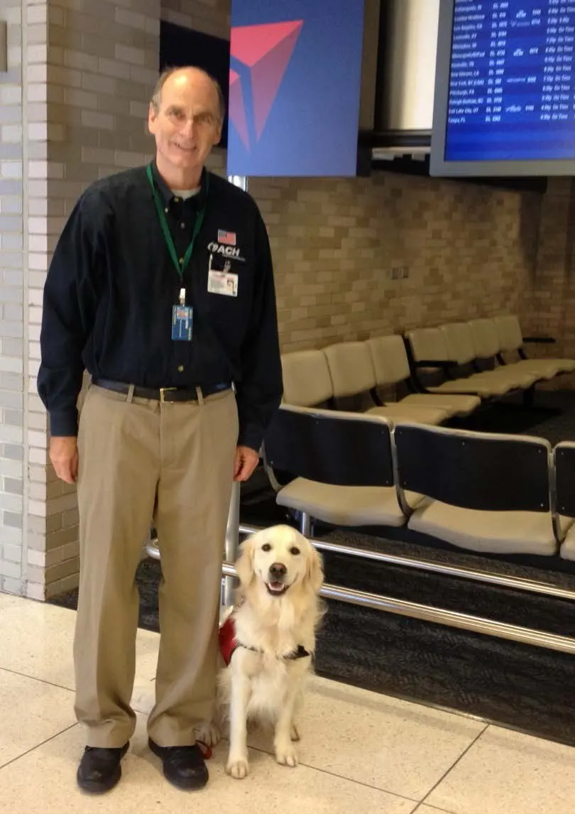 Tessa and Pete at Memphis International Airport